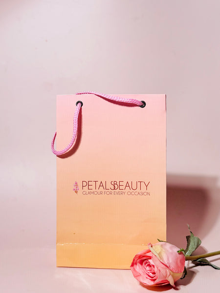 Petals Beauty shopping bag