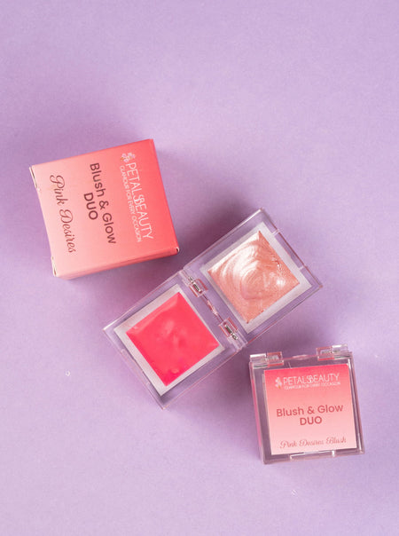 Blush & Glow Duo (pink desires) - The Petals Beauty